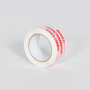 2.0 Mil Mixed Merchandise Pre-Printed Carton Sealing Tape 2″ x 110 yds. 1